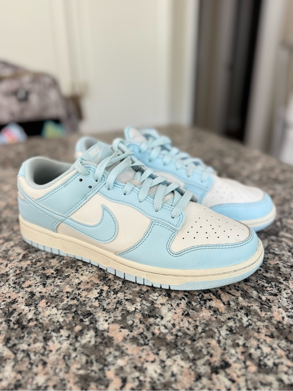 Nike Dunk Lows, size 8.5 men's. Good used condition